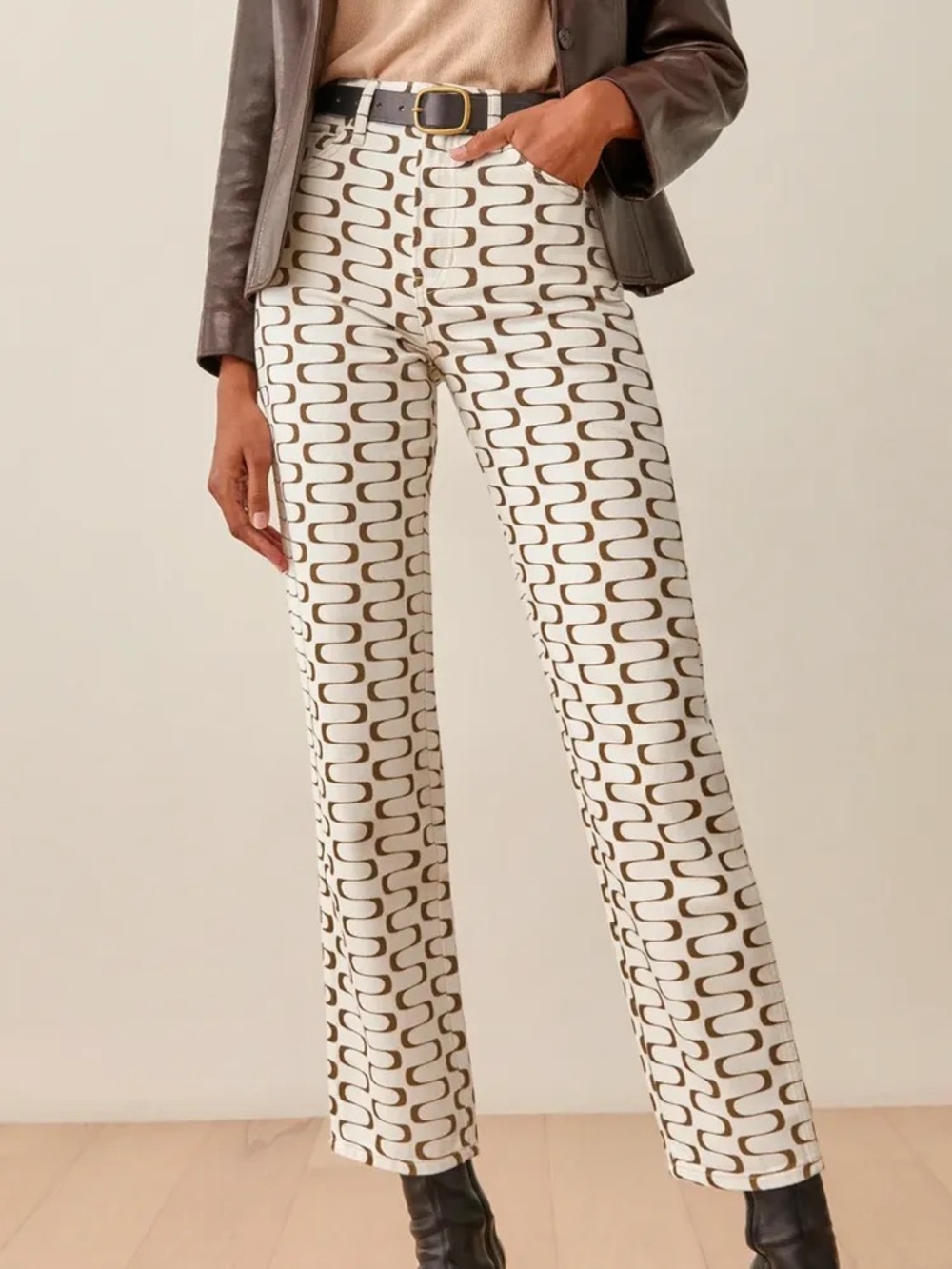 Reformation Mod High Rise Straight Jean
